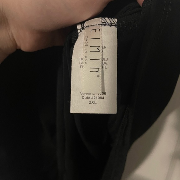 Eimen Black Halter Tank/Blouse. - Picture 2 of 2